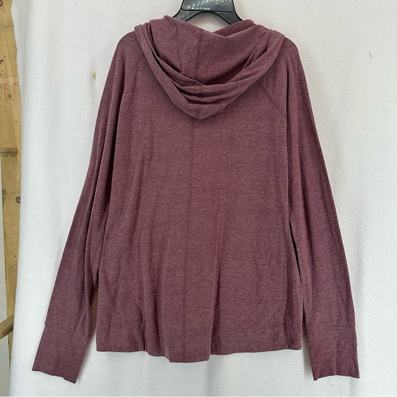 Gap Fit Long Sleeve Pullover Hoodie Activewear Womens Medium Pink - Picture 7 of 9